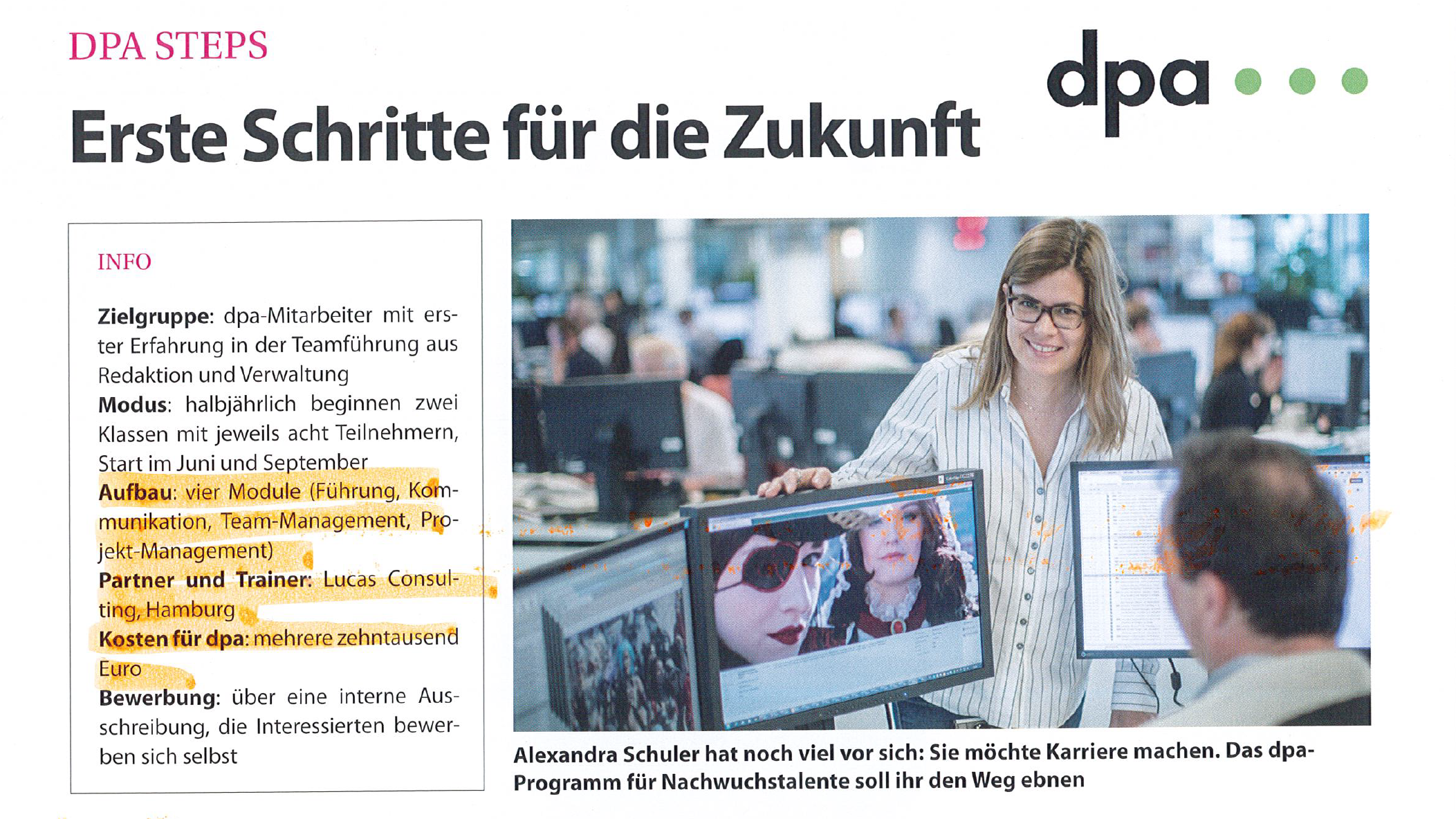 Zeitungsartikel-erste-schritte-für-die-zukunft