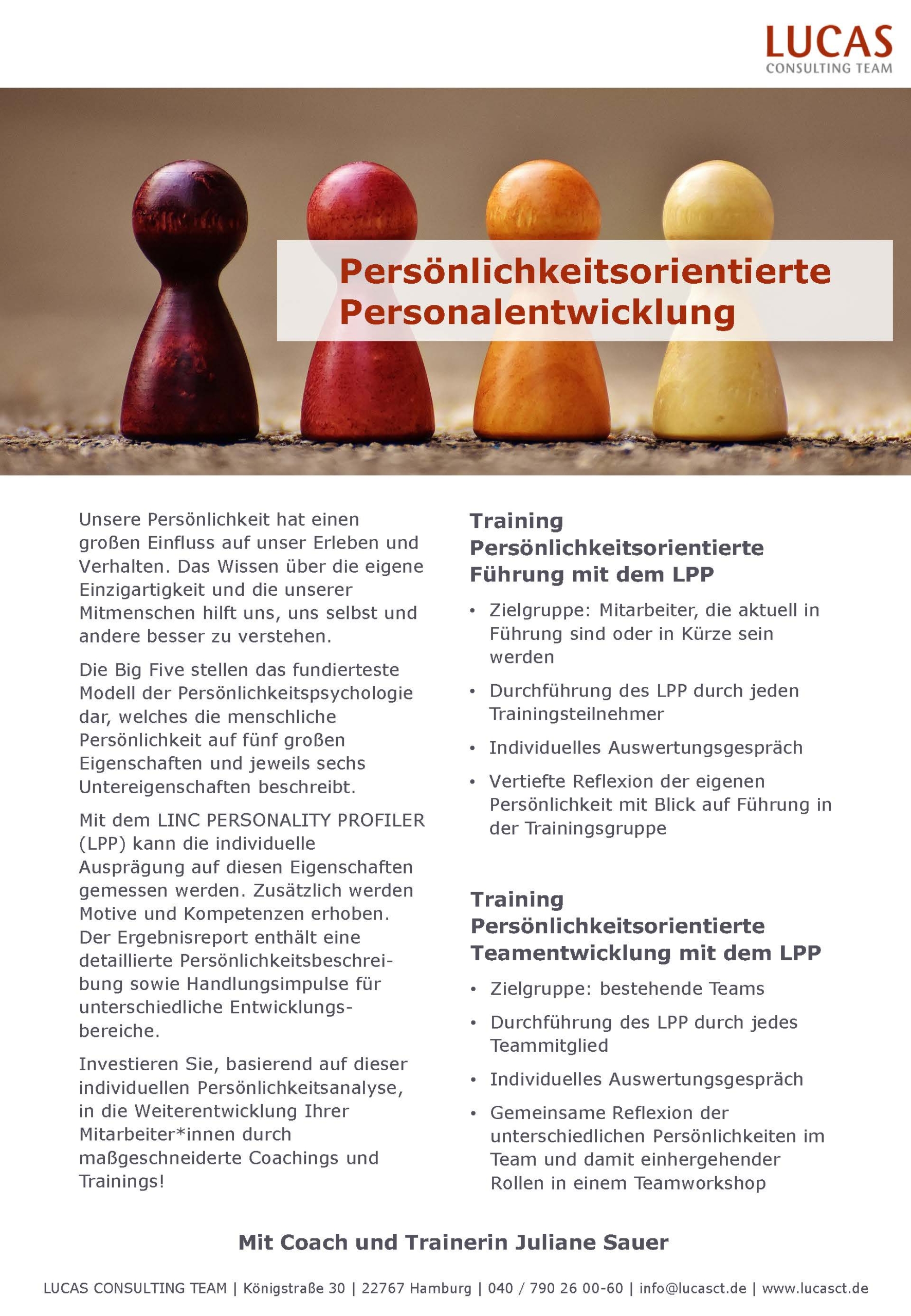 Foto LUCAS Persoenlichkeitsorientierte Personalentwicklung Flyer