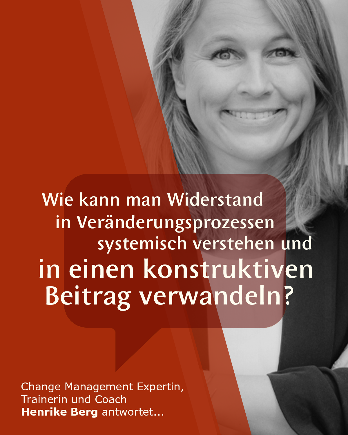 Change Management Fragen an Henrike Berg